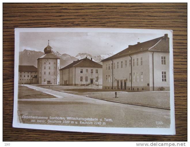 Karpathenkaserne Sonthofen,Wirtschaftsgebaude U Turm - Sonthofen