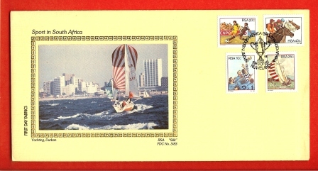 RSA 1983  Mint Silk Cover Sports FDC Nr. 3/83  Stampnr 634-637 - Other & Unclassified