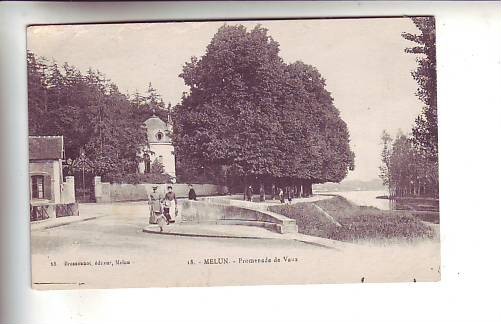 77.- MELUN .- Promenade De Vaux - Melun