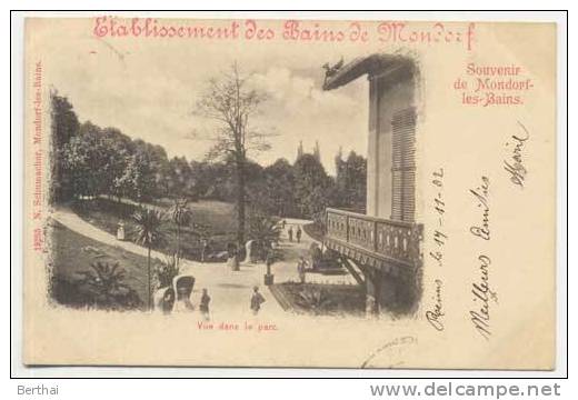 LUXEMBOURG - Souvenir De MONDORF LES BAINS - Vue Dans Le Parc - Bad Mondorf