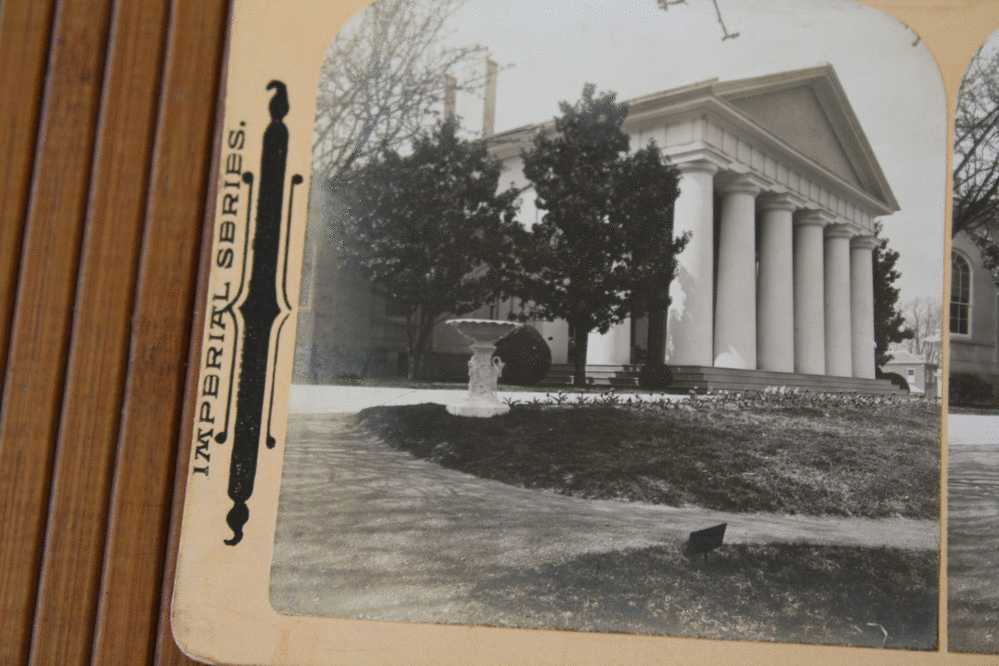 CARD STÉRÉOSCOPIQUE Stéréowiew STEREOSCOPIC Stéréoskopisch:IMPERIAL SERIE 1902 ROBERT E. LEE'S OLD HOME ARLINGTON VA USA - Stereoskopie