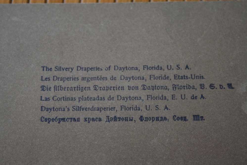 CARD STÉRÉOSCOPIQUE AMERICAN STEREOSCOPIC  Stéréoskopisch:THE SILVERY DRAPERIES OF DAYTONA FLORIDA ETATS UNIS D' AMERIQU - Stereoscope Cards