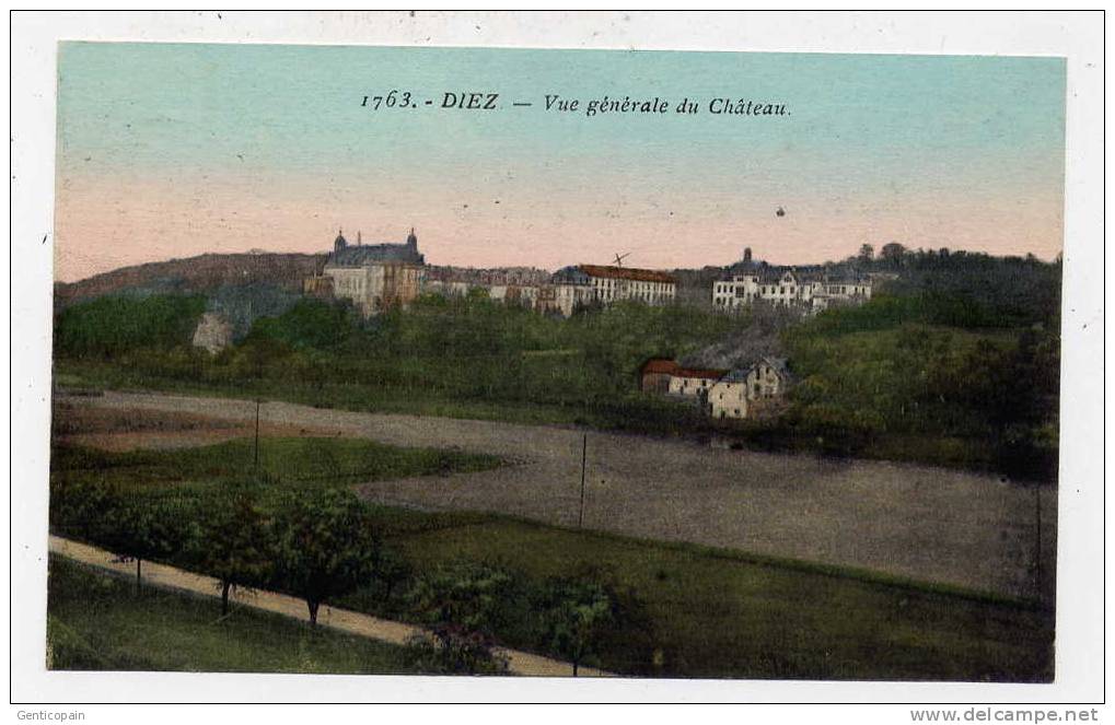 Q17 - ALLEMAGNE - DIEZ - Vue Générale Du Château (1927) - Diez