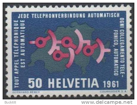 SUISSE HELVETIA SCHWEIZ 676 ** MNH Automatisation Du TELEPHONE TELEFON PHONE - Unused Stamps