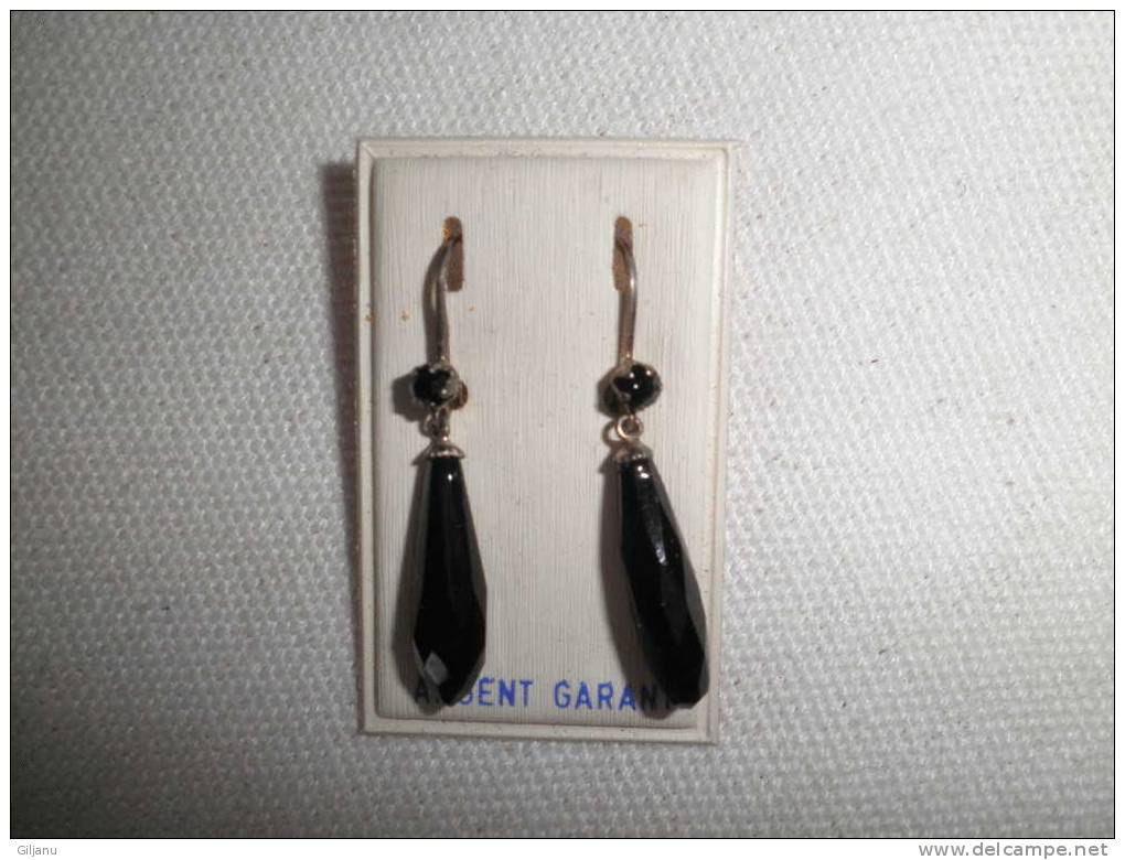 BELLE BOUCLES D OREILLES  PIERRE NOIRE - Ohrringe