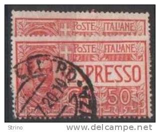 R460) V.E.III ESPRESSO 1920 50 CENT. USATO - Posta Espresso