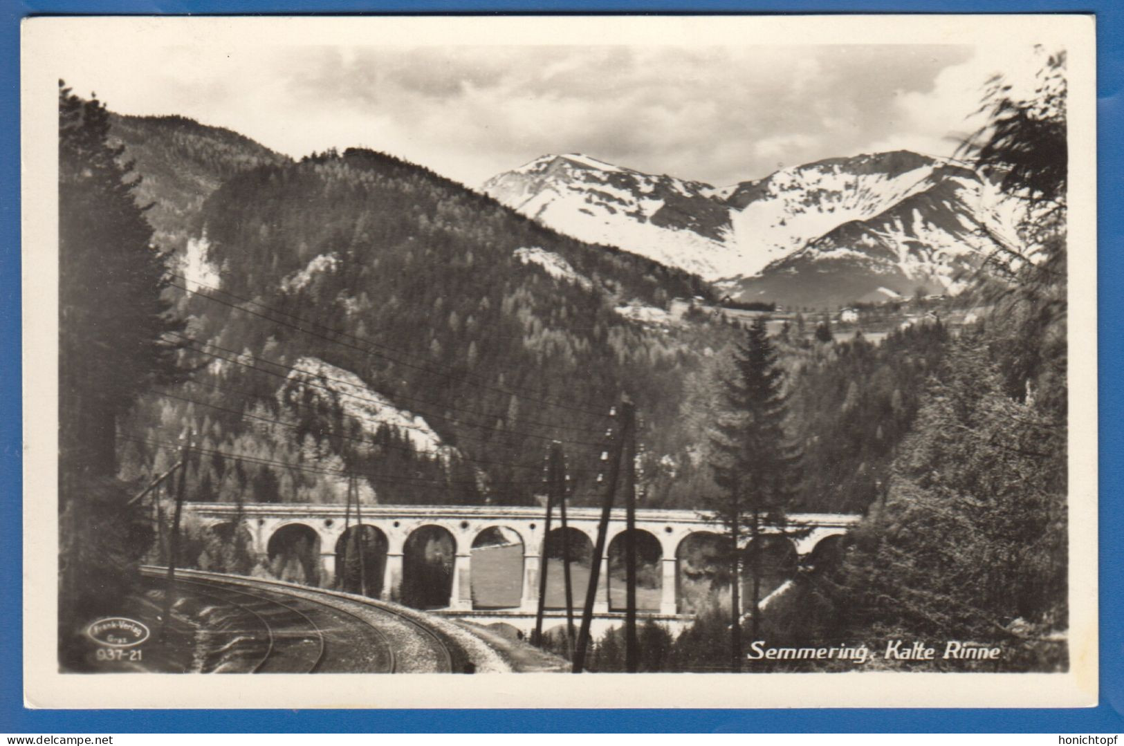 Österreich; Semmering; Kalte Rinne; 1957 - Semmering