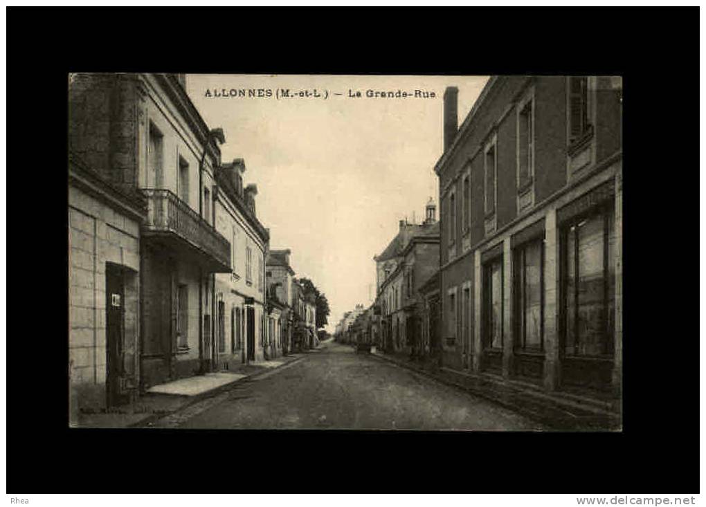 49 - ALLONNES - La Grande Rue - Allonnes