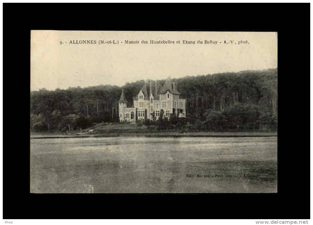 49 - ALLONNES - 9 - Manoir Des Hautebelles - Chateau - Allonnes