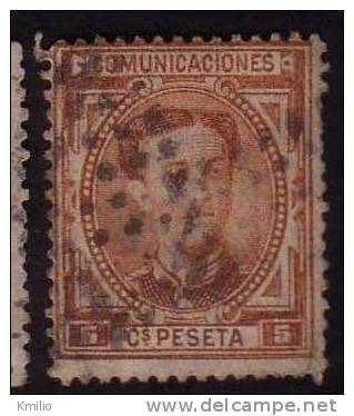 Edifil 174 Alfonso XII 5 Cts De 1876 Usado Catalogo 4,5 Eur - Used Stamps