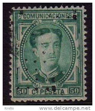 Edifil 179 Alfonso XII 50 Cts De 1876 Usado Catalogo 8 Eur - Used Stamps