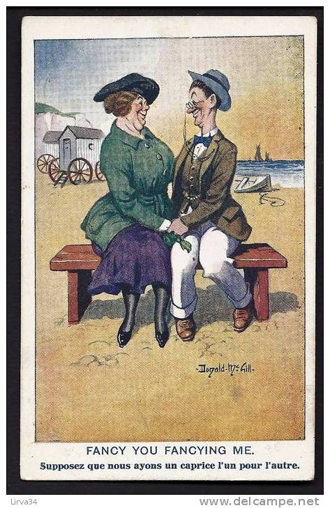 CPA  ANCIENNE- ANGLETERRE- ILLUSTRATION SIGNÉE : MAC-GILL- HUMOUR-  LE CAPRICE- - Mc Gill, Donald