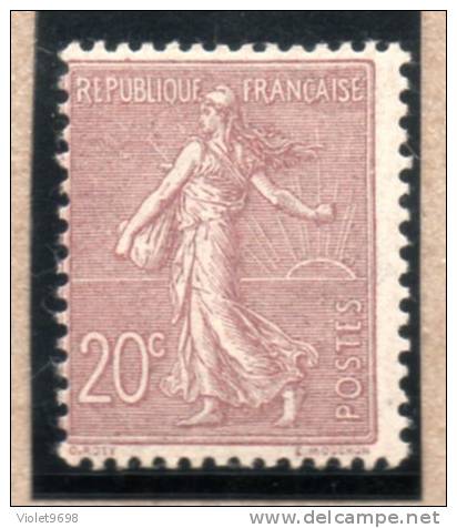 France : TP N° 131 * - 1903-60 Säerin, Untergrund Schraffiert