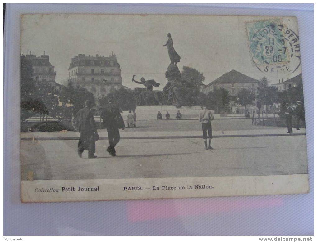 PARIS COLLECTION PETIT JOURNAL LA PLACE DE LA NATION - Lotes Y Colecciones