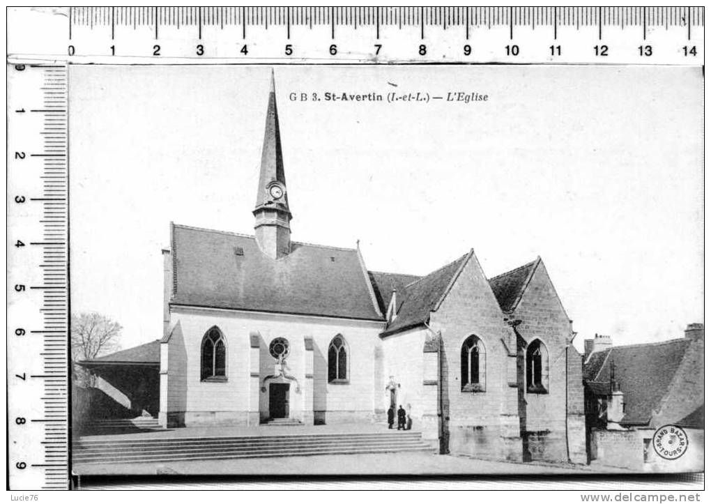 SAINT AVERTIN  - L'Eglise   - N° GB 3 - Saint-Avertin