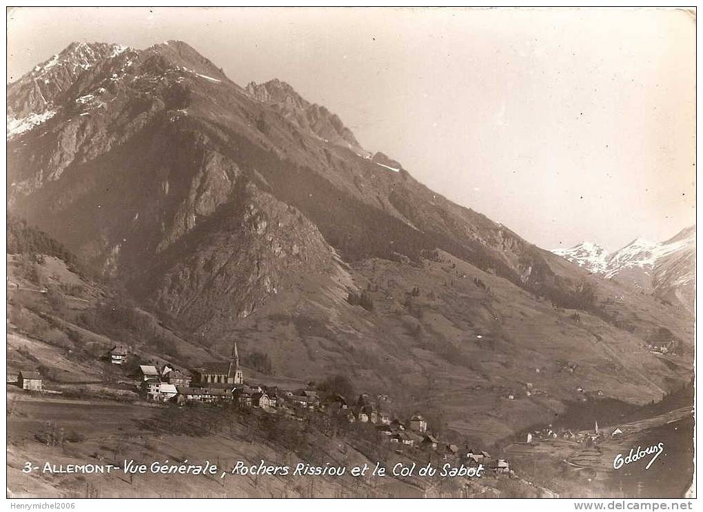 Allemont ( Isère) Vue Générale , Ed Oddoux - Allemont