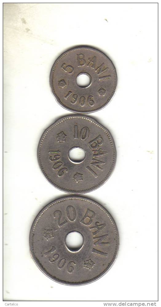 5 + 10 + 20 Bani 1906 - Roemenië