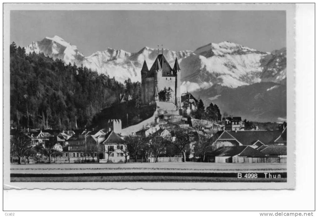 Thun Und Die Alpen, Thoune Et Les Alpes 1952 - Thun