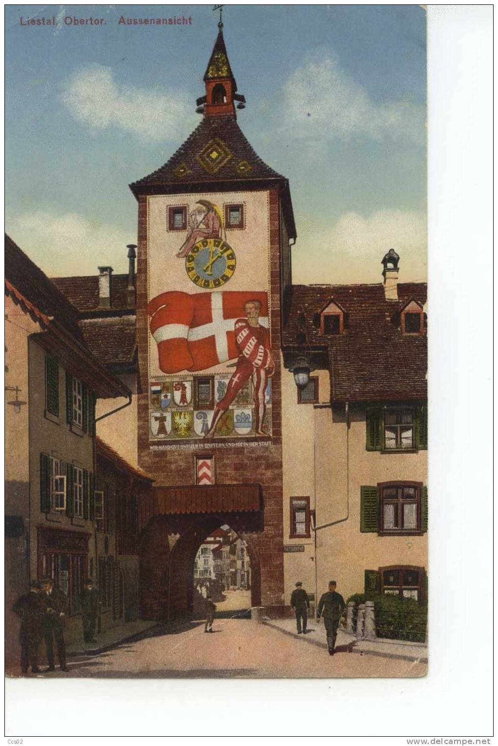 Liestal Obertor Aussenansicht 1931 - Liestal