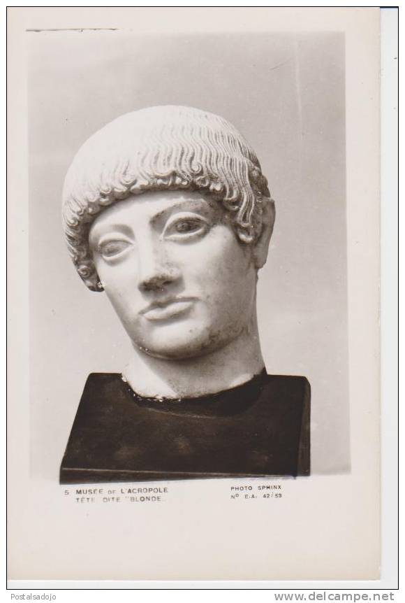 (GRE259) ATHENES. MUSEE DE L´ACROPOLE. TETE DITE BLONDE - Antigüedad