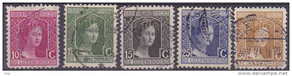 LUXEMBURG - Michel - 1914 - Nr Selectie 3 - Gest/Obl/Us - 1914-24 Marie-Adelaide