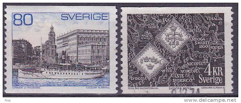 ZWEDEN - Michel - 1971 - Nr 700/01y - Gest/Obl/Us - Used Stamps