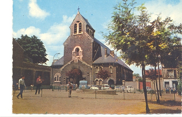 93 // LE PRE SAINT GERVAIS, L'église CPSM - Le Pre Saint Gervais