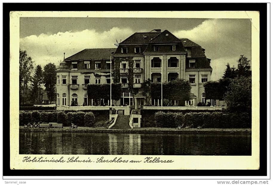 Seeschloss Am Kellersee  -  Bei Eutin  -  Holsteinische Schweiz  -  Ansichtskarte  Ca.1953  (259) - Eutin