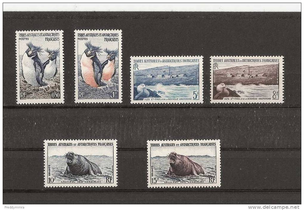 TAAF:  2/ 7 * - Unused Stamps