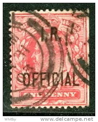 1902 Great Britain 1p I.R. Official  Overprint #O20 - Service