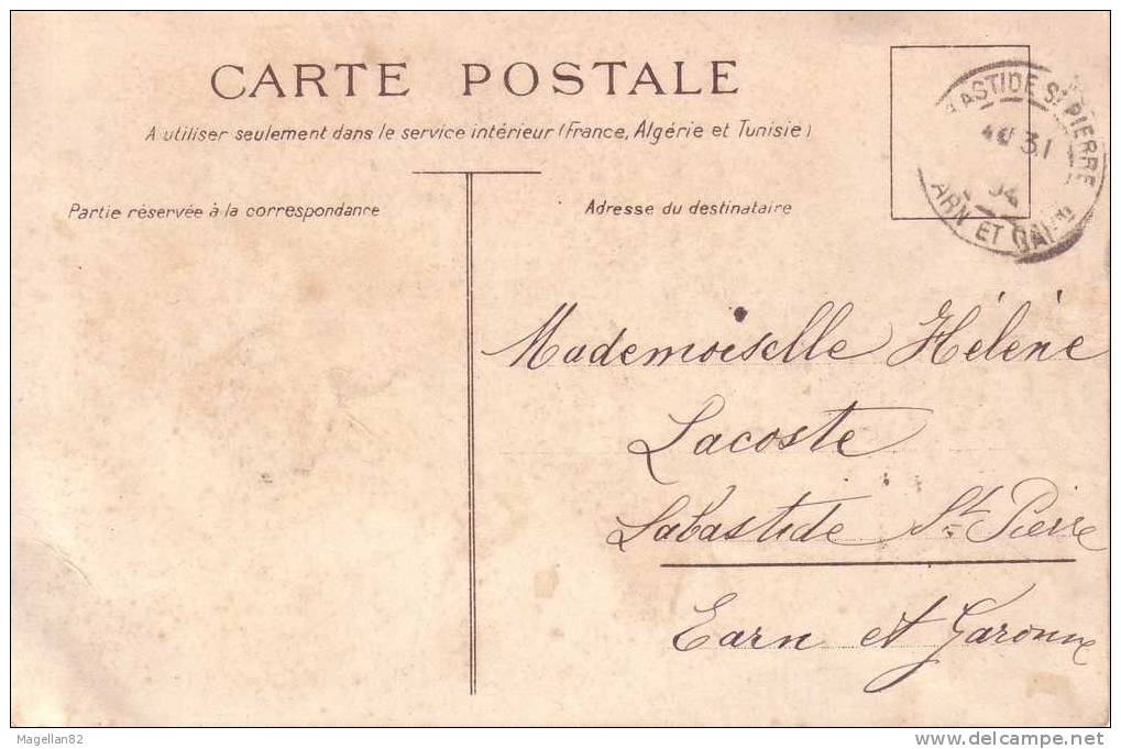 CPA. POISSON D'AVRIL. RENCONTRE AVEC UNE HUITRE PERLIERE. MONOCLE. LUNETTE - 1er Avril - Poisson D'avril