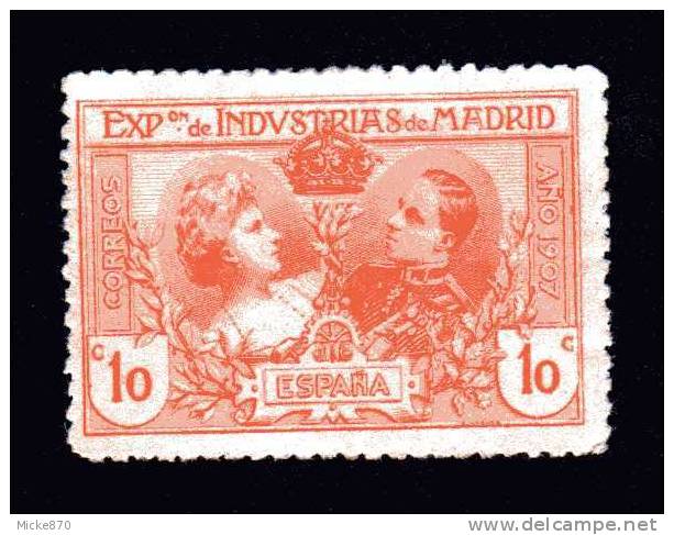 Espagne N°236 Neuf Sans Gomme Exposition De Madrid - Used Stamps