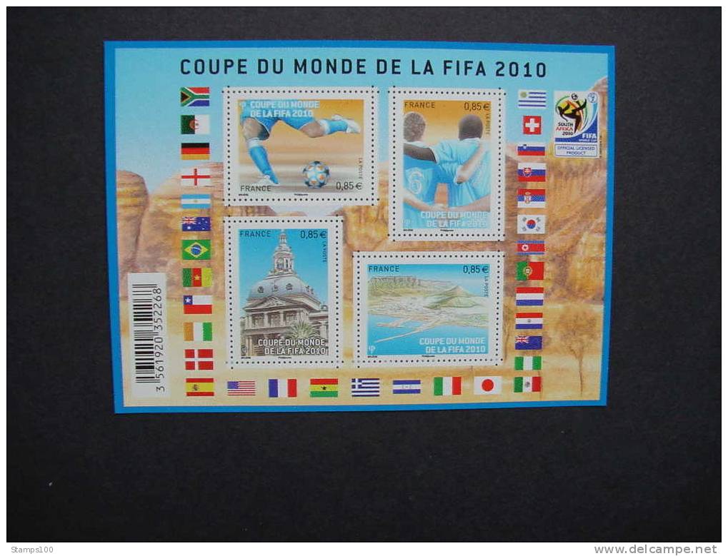 FRANCE 2010  COUPE DU MONDE DE LA FIFA     MNH **   (045509) - 2010 – Afrique Du Sud