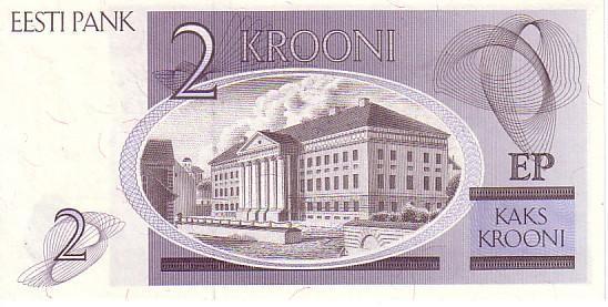 ESTONIE    2 Krooni   Emission De 1992    Pick 70a    *****BILLET  NEUF***** - Estonia