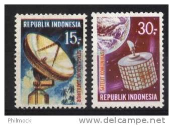 Space -espace- République Indonésie 582-583 - MNH - Autres & Non Classés