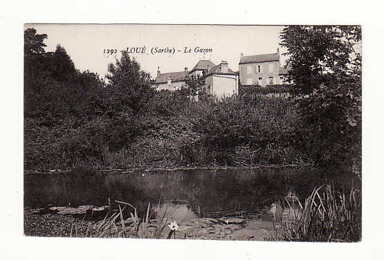 CARTE  1915 LOUE - LE GAZON (château ?) - Loue