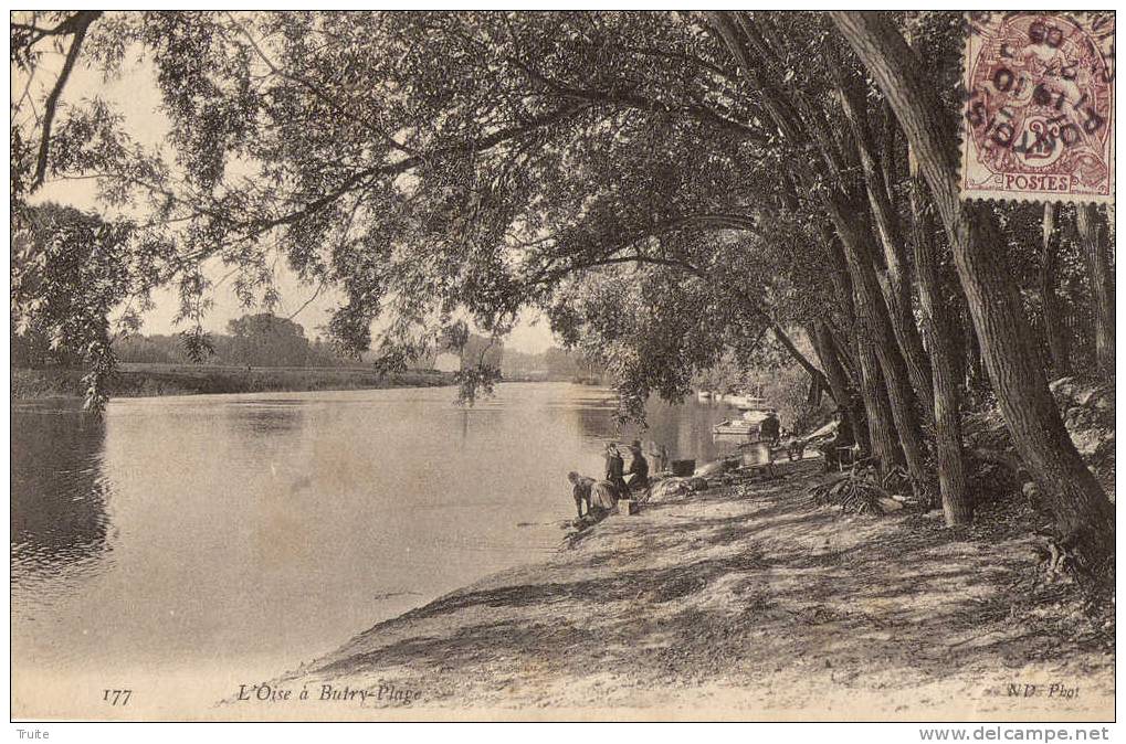 BUTRY LAVANDIERES A BUTRY PLAGE  1906 - Butry