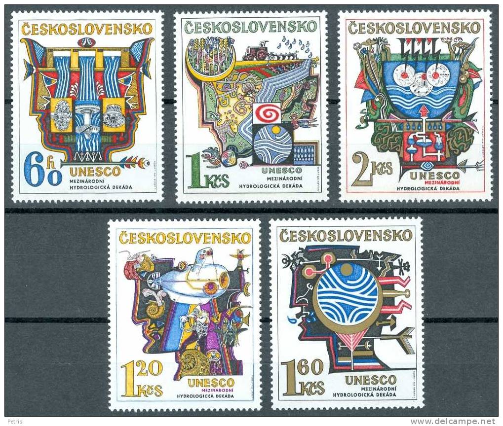 Czechoslovakia : UNESCO 5 Val 1974 - Lot. 108 - UNESCO