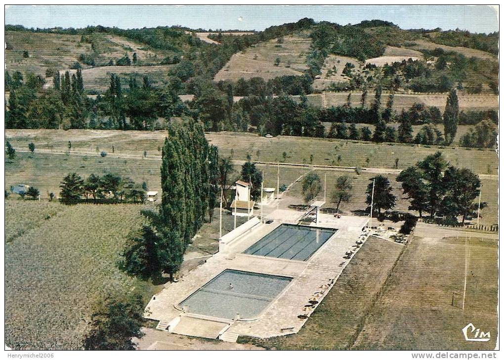 Gers - Masseube Vue Aérienne De La Piscine Et Camping En 1967, Ed Photo Cim - Other & Unclassified