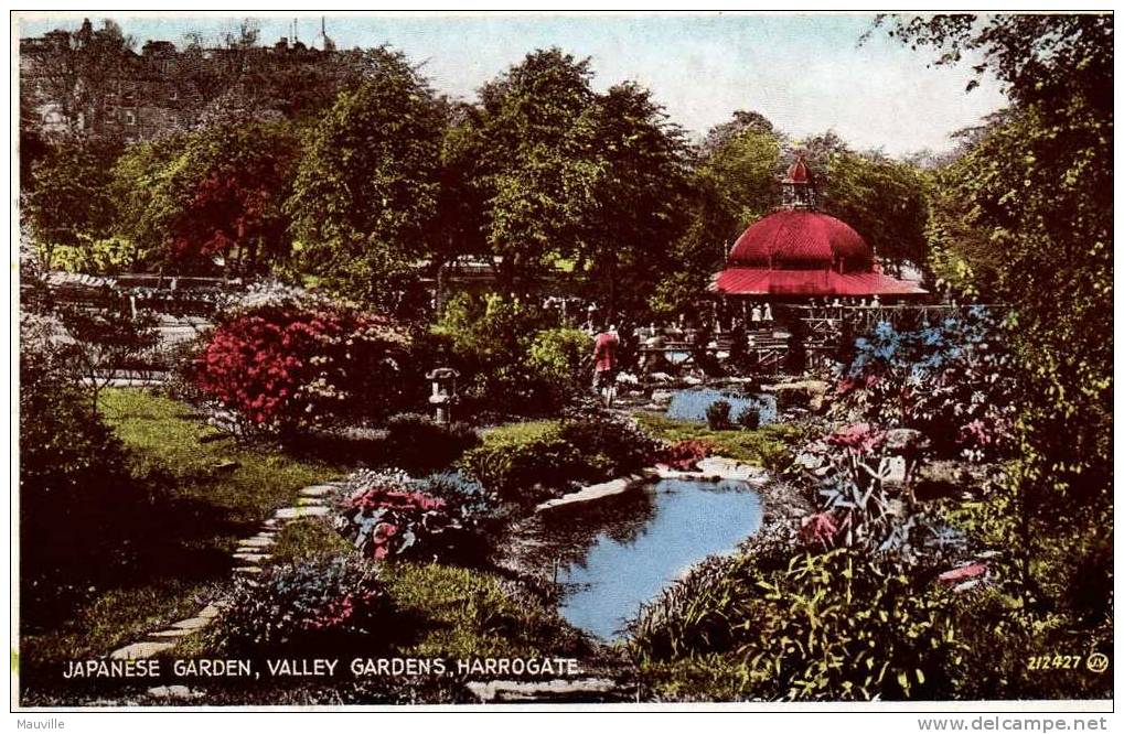 Harrogate. Japanese Garden, Valley Gardens. Early Card. - Harrogate