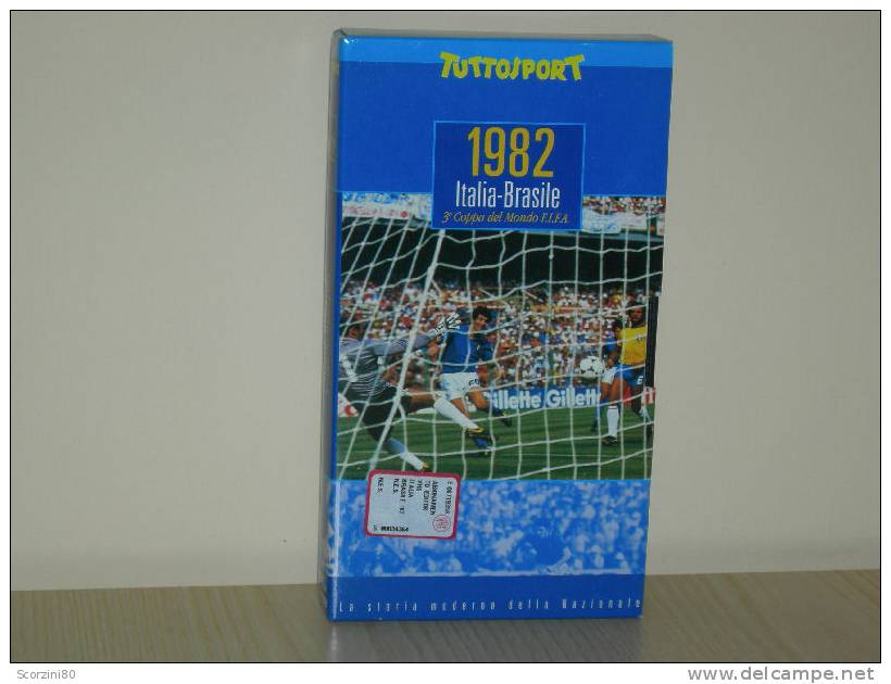 VHS-Mondiali 1982 ITALIA-BRASILE Tuttosport PARTITA - Sports