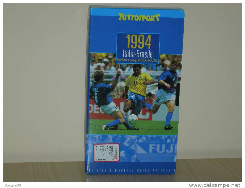 VHS-Mondiali 1994 ITALIA-BRASILE Tuttosport PARTITA - Sports
