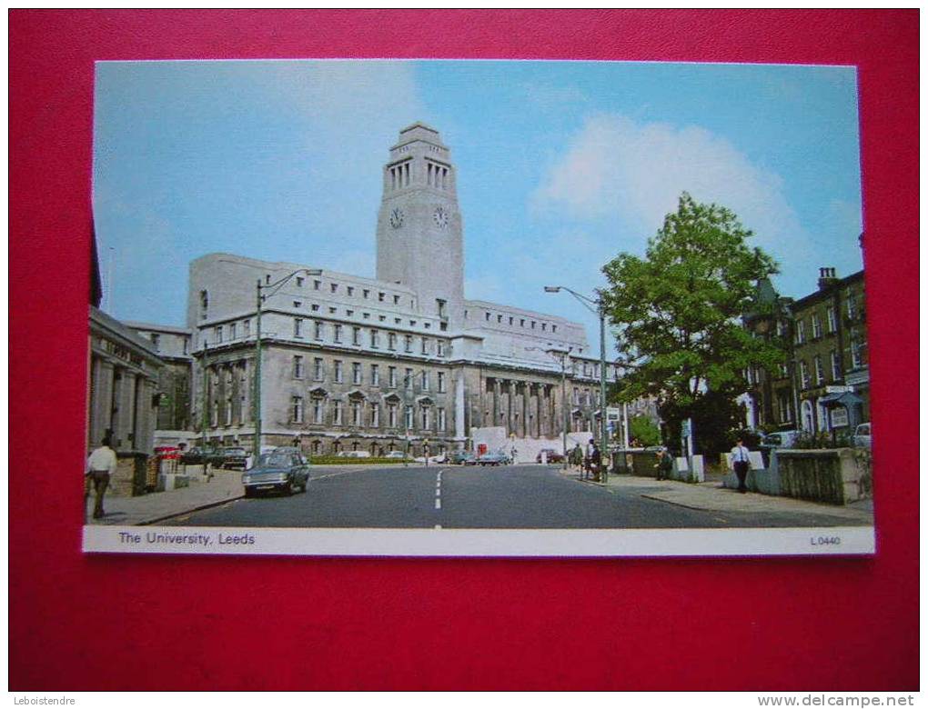 CPSM-ANGLETERRE-THE UNIVERSITY,LEEDS -PHOTO RECTO /VERSO-CARTE EN BON ETAT - Leeds