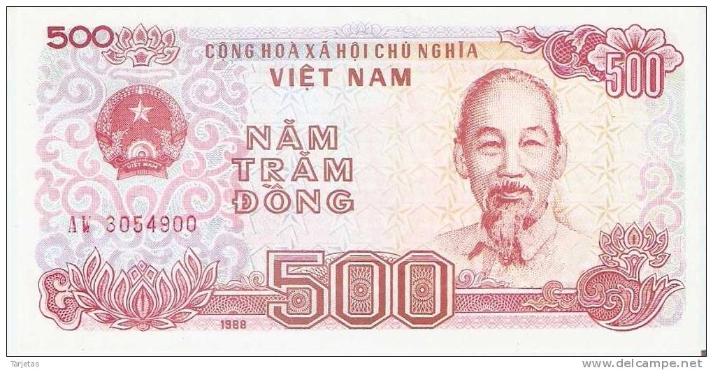 BILLETE DE VIETNAM DE 500 DONG  SIN CIRCULAR (BANKNOTE) - Vietnam