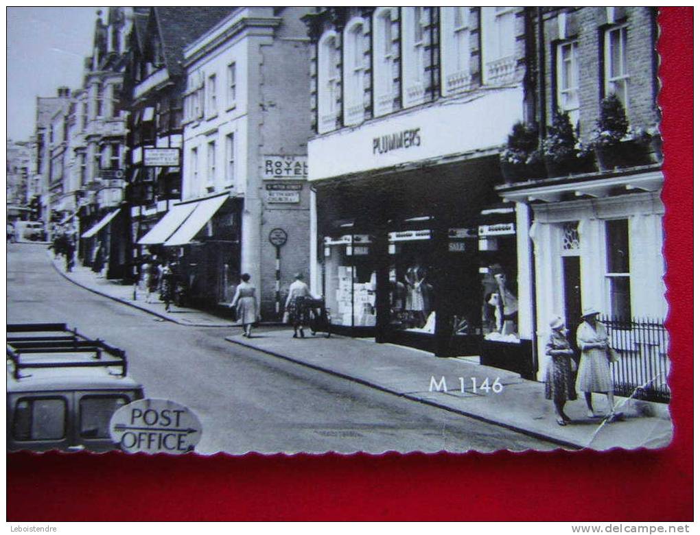 CPSM-ANGLETERRE-HIGH STREET ,WINCHESTER -ANIMEE  -VOYAGEE  1966-3 PHOTOS RECTO /VERSO- - Winchester