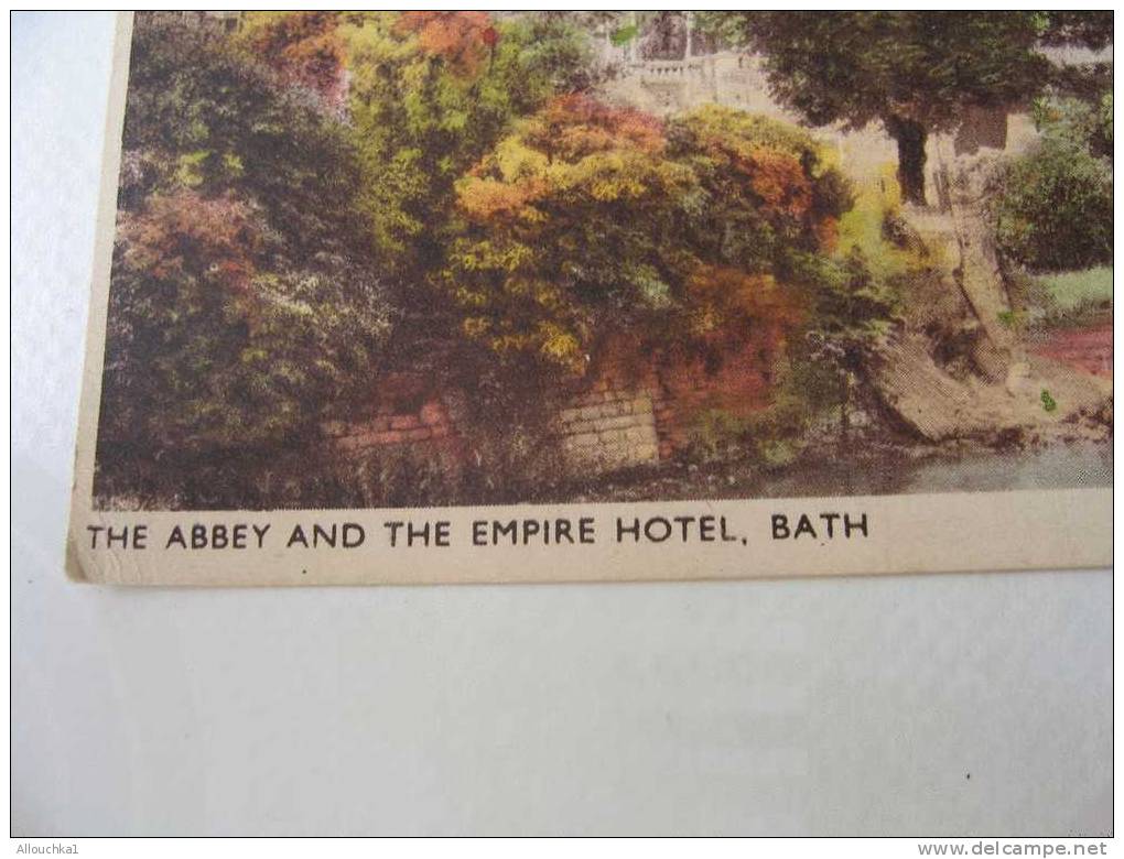 GREAT BRITAIN-ROYAUME UNI -BATH - :  THE ABBEY AND THE EMPIRE HOTEL  -  ENGLAND - Bath