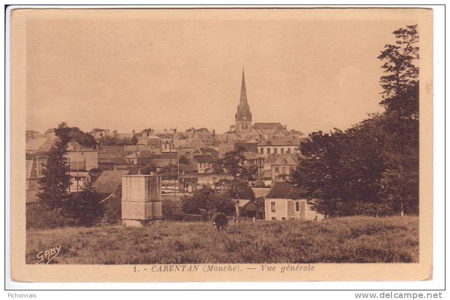 50 CARENTAN  Manche  Vue Générale - Carentan