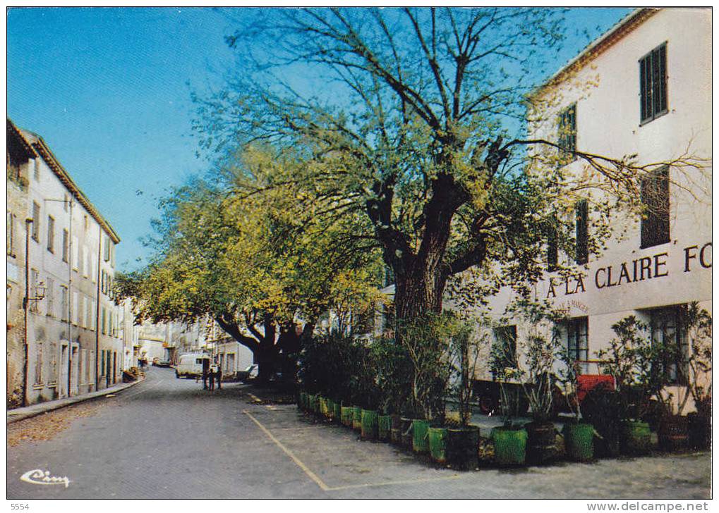 Cpsm 83 Var La Garde Freinet  La Rue Principale - La Garde Freinet