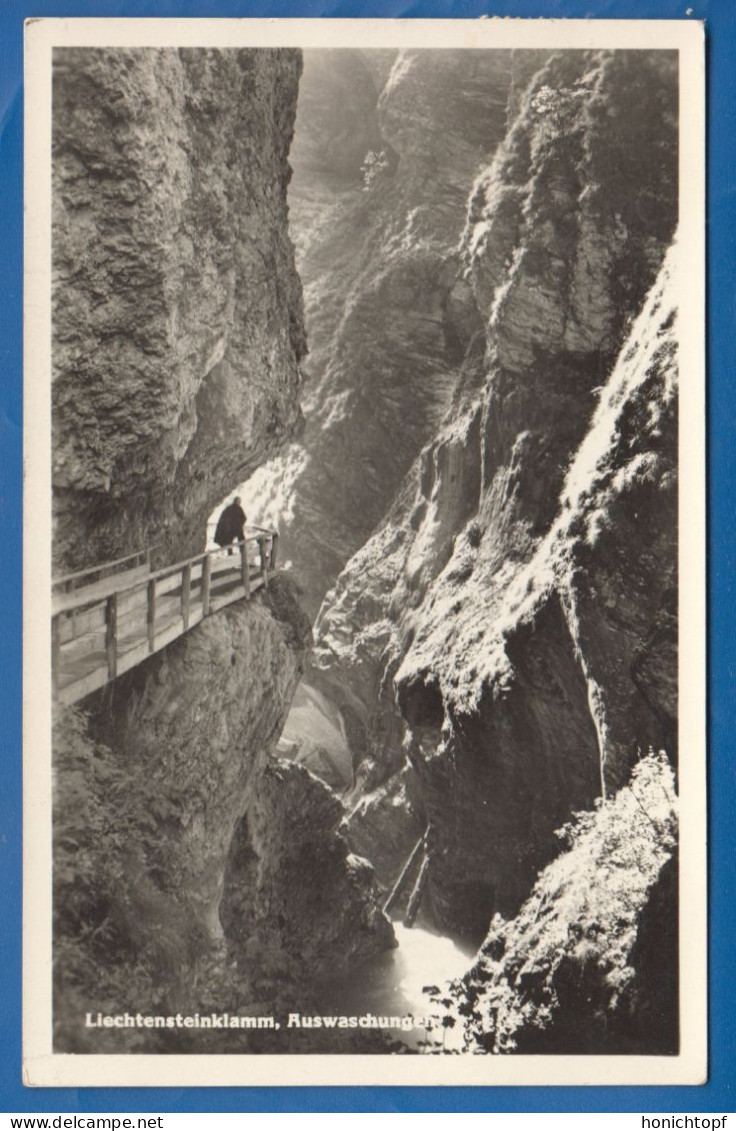 Österreich; Liechtensteinklamm Bei St. Johann In Pongau; Auswaschung; Alpen; Bergen; 1960 - St. Johann Im Pongau