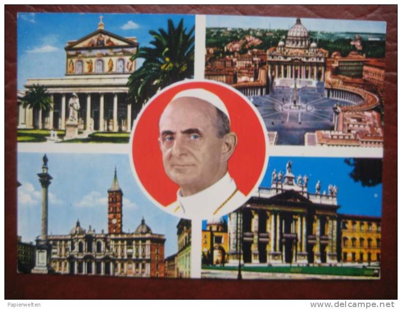 Roma - Mehrbildkarte Paolo VI - Panoramic Views